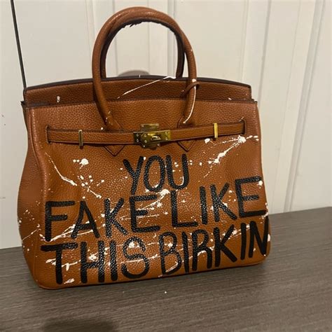 you fake like this bag cost|Sonique Saturday You Fake Like This Birkin Bag Review.